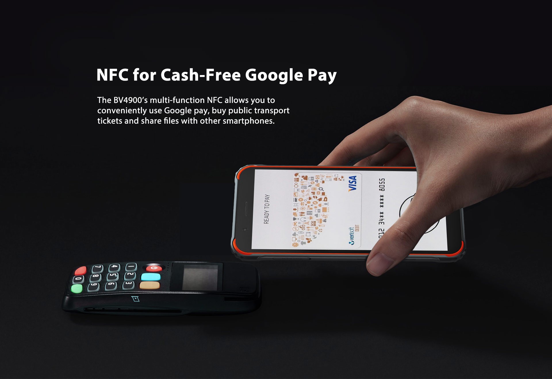 Система беспроводной оплаты NFC смартфона Blackview BV4900 Blackview BV4900 - NFC